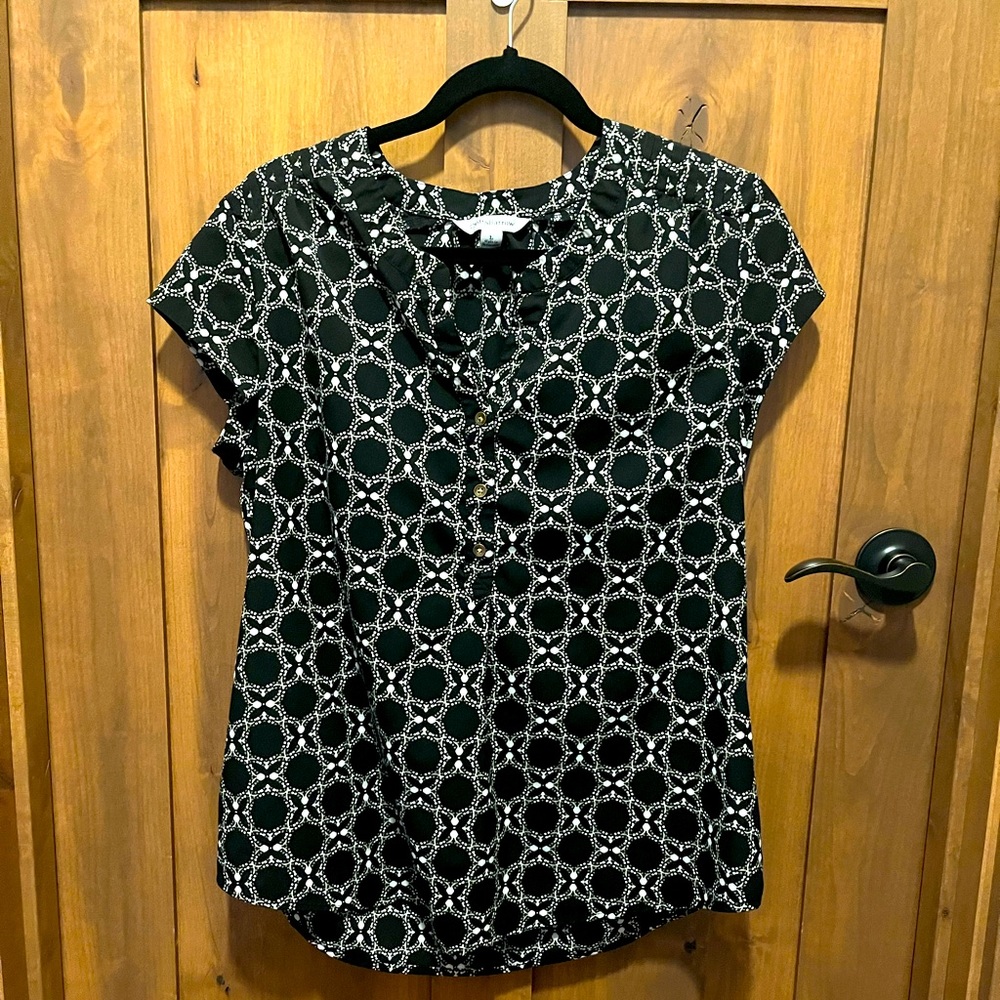 EUC Croft and Barrow work blouse size L